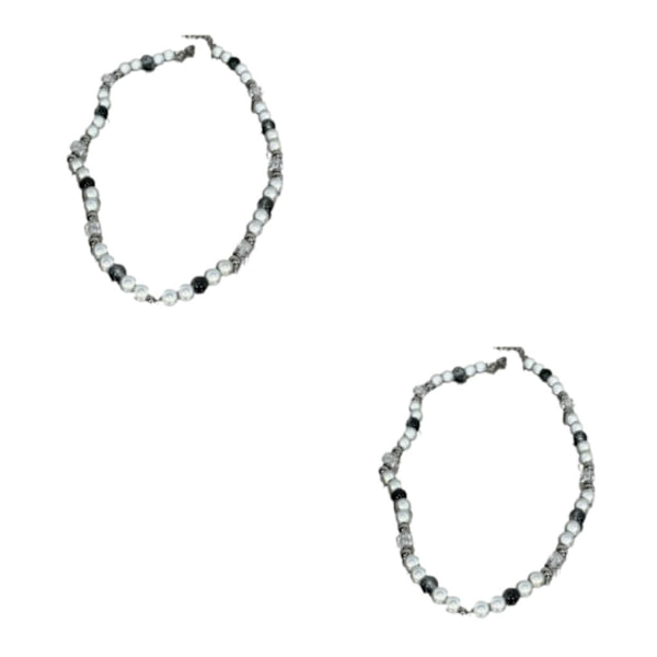 1/2/3/5 Fashionable perlehalskæder lavet af titanium 2 Set