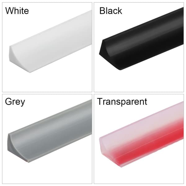 Vandstop Vandtilbageholdelsesstrimmel 200CM Sort[BT} Black 200cm