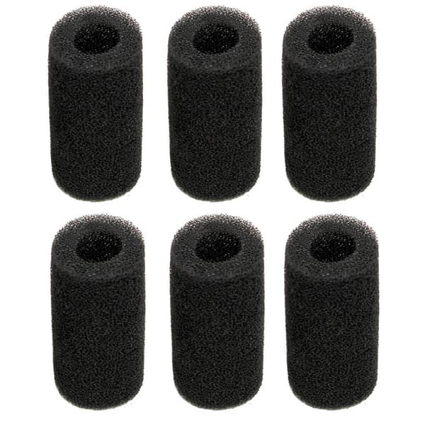 6 stk. forfilter svampeskum til Fluval Edge Akvarium Sort