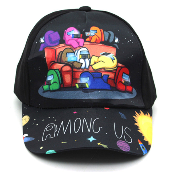 Among Us Kids Baseball Cap _ Justerbar Utendørs Sportshatt _ Bl E