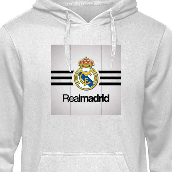 Real Madrid barnhoodie grå grey 12-13 Years