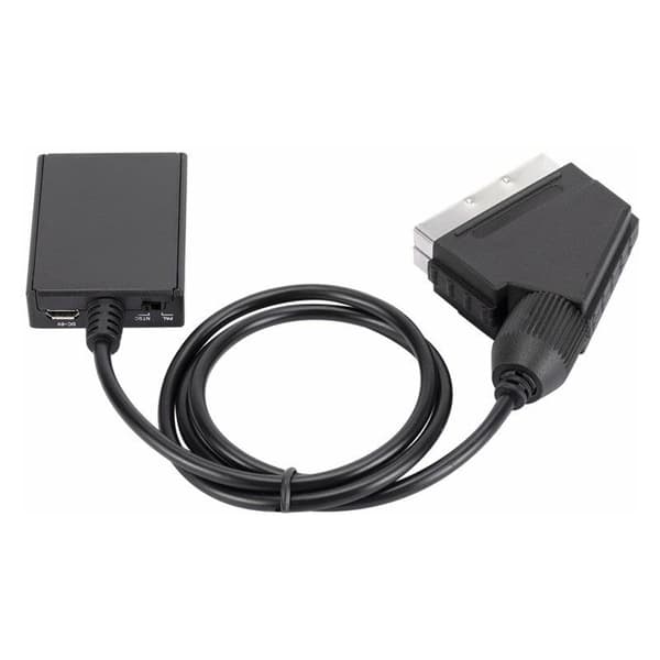 HDMI til SCART-konverter HD 1080p lyd- og videoadapter til HDMI til SCART Sky Box Stb