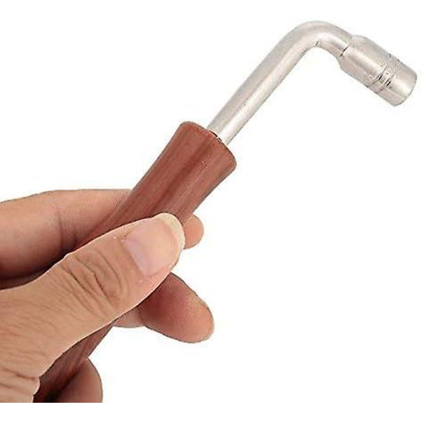 Klaver Tuning Nøgle, Professionel Guzheng Firkantet L-formet Hammer Tuner Tuner Strengeinstrument Rustfrit Stål Professionel Adapter