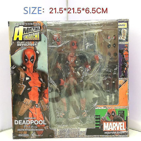 Marvel Legends X-men No. 001 Deadpool Actionfigur Fantastisk Revoltech Kaiyodo Leksak
