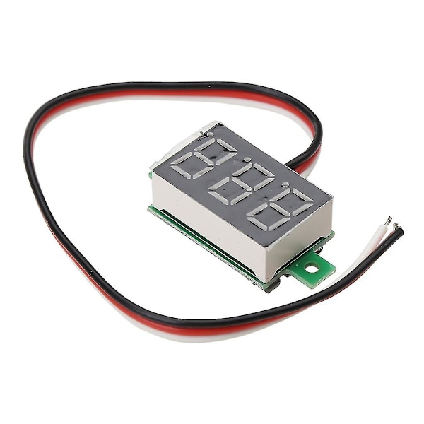 Ny Mini Tre Linjers Led Lille Panel Meter Display Digital Voltmeter Dc0-100v-hao