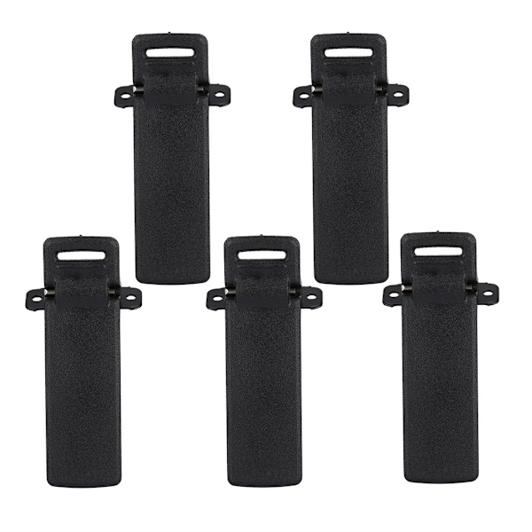 5-pack UV 5R bältesklämma för BAOFENG UV 5R UV 5RA UV 5RB UV 5RC TYT TH f8 Ham Radio Walkie Talkie