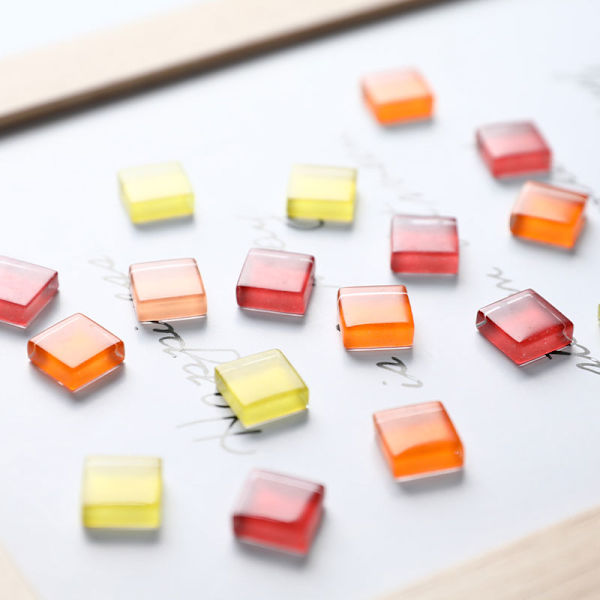 100g/lot Kristallglas Mosaikplattor Handgjorda Kreativa Material F C