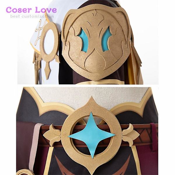 Genshin Impact Aether Cosplay Kostymer Karneval Halloween Kläder S