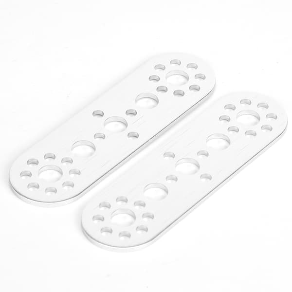 2 aluminiumplattor 5-håls passform för Tetrixrobotics robottillbehör