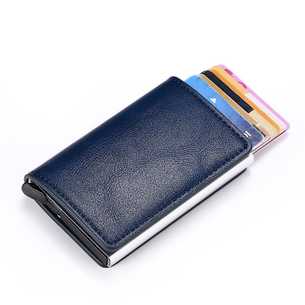 POP UP Tegnebog med RFID-NFC Blokering Kort Holder Case Wallet Kassette Ed