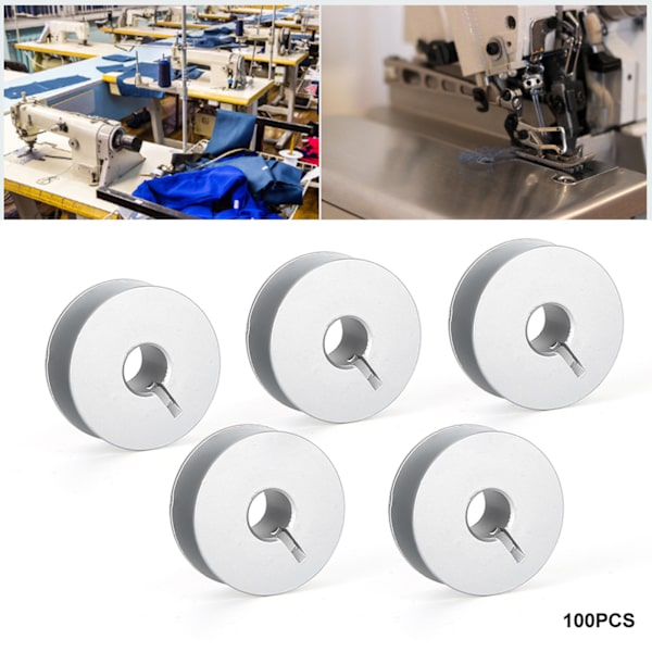 Aluminiumsruller til industriel symaskine - 100 stk.