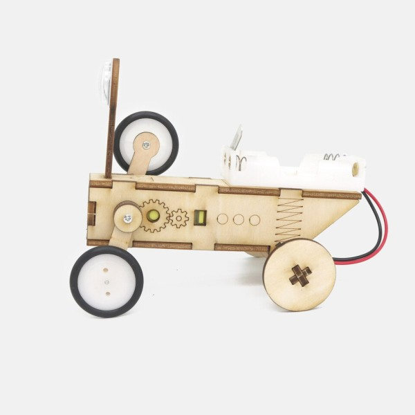 Puinen sähköinen Drift Walking Bug Robot DIY-malli Educaional Technology Kit