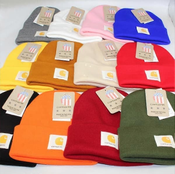 Unisex Akryl Watch Hat Mössa Vinter Stickad Mössa Autentisk A18 Herr Dam wathet