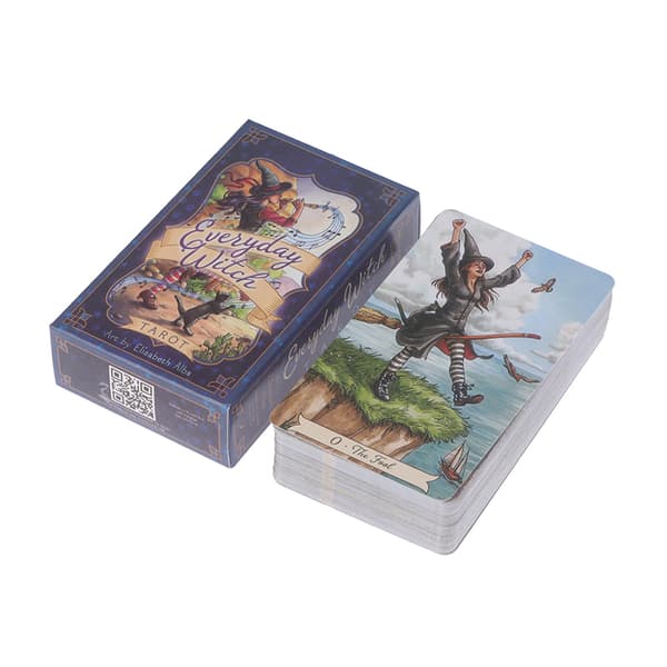Tarot-kortit Tarot-kirja englanniksi Everyday Witch Tarot