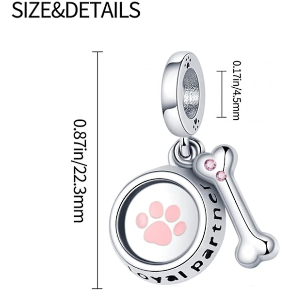 Oski Aveki 925 Sterling Sølv Charm til Pandora Armbånd, Evil Eye Rejse Charm til Europæisk Armbånd Halskæde Vedhæng Perler Smykker Gave[qb]
