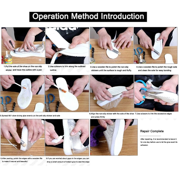Gummisålsko Reparation KHAKI khaki