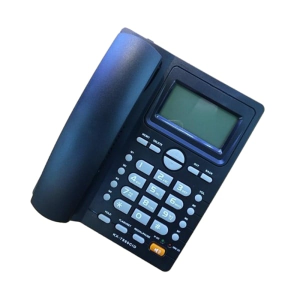 KX-T880CID Rask Rask Hjemmetelefon Oppringing Display Justerbar Tone Engelsk Svart