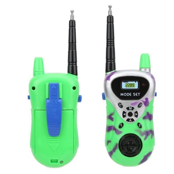 CEN Sæt med 2 Mini Walkie-Talkies til børn Grøn