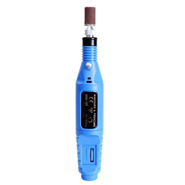DIY Håndlaget Modell Materialer Mini Elektrisk Kvern Modell Rengjøring Drill 3D Utskrift Modell Sliping Verktøy Blue 0.13
