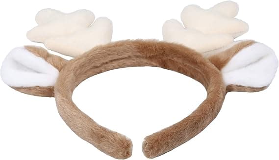 Jule-reindeerhovedbånd med gevir