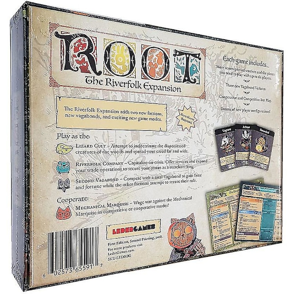 Root Leder Games Root Brettspill Maolin Yuanji Brettspill Strategispill Høy Kvalitet Tarot deck of 78