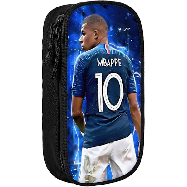 #7 Mbappe #10 Stor kapacitet pennetui til kontor, universitet, stor opbevaringspose, taske, holder, æske, makeuptaske BD-0033-WELLNGS style3