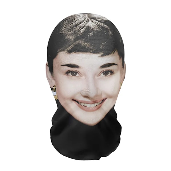 Ny 3D-tryckt kändis-mask, hel ansiktsmask, rappare-mask, rolig kostym, cosplay, vuxen, andningsbar, mjuk, 04 4 >8Y