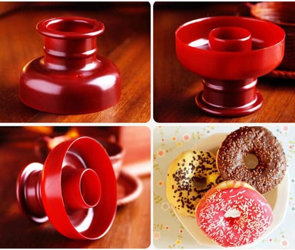 PC Plastik Donut Spinner Cirkelformet Dispenser Donut Form P,ZQKLA