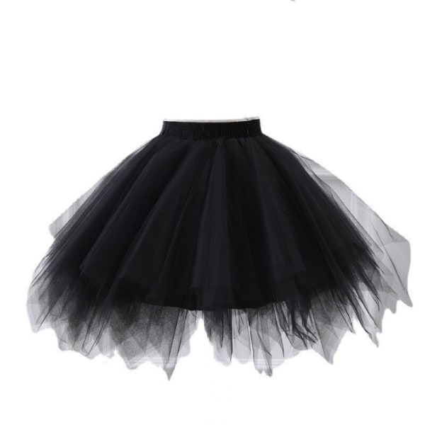 Kvinnors Tutu Fest Dans Tulle Kjolen Kort L L BLACK
