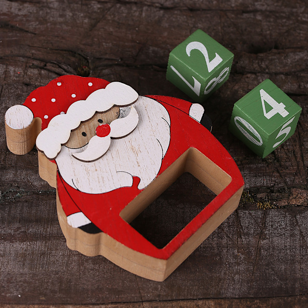 Julekalender Nedtelling Adventskalender Trehjort Ornament