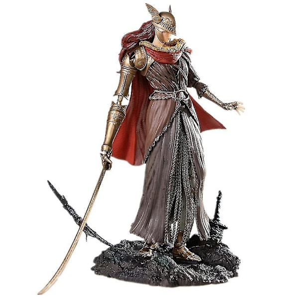 Elden Ring Figur, 24cm/9.4tum Malenia PVC Figur Staty Anime Tecknad Skulptur Kompatibel med Spelfantaster
