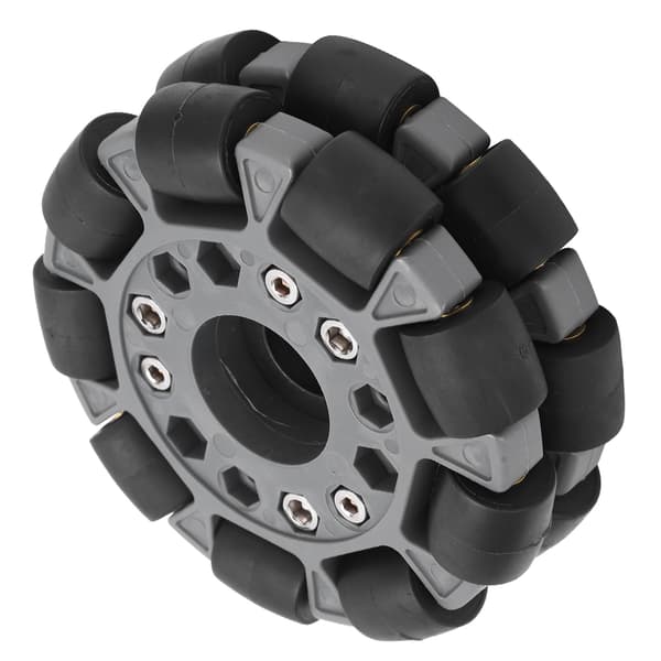 100 mm dubbla plast omnihjul lastar 20 kg för plattformsrobotkit 14049