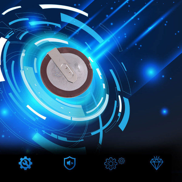 Genopladelig Lithium Coin Key Cell Udskiftningsbatteri til VL2020 - 90 Grader SQBB
