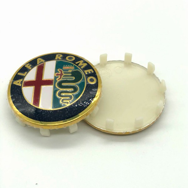 kpl Alfa Romeo 60MM Pyöränkeskiökuppeja ABS Pyöränkeskiökupit Pyöränkeskiön Kapselit Hiilikuitu Tarvikkeet[qb]