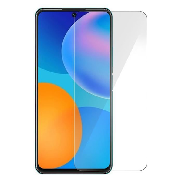 Skärmskydd Huawei P smart 2021 härdat glas 9H ultra-resistent transparent vit