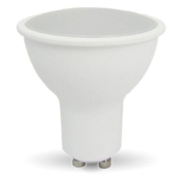 Set med 10 LED-lampor GU10 7W, 4000K Naturligt vitt