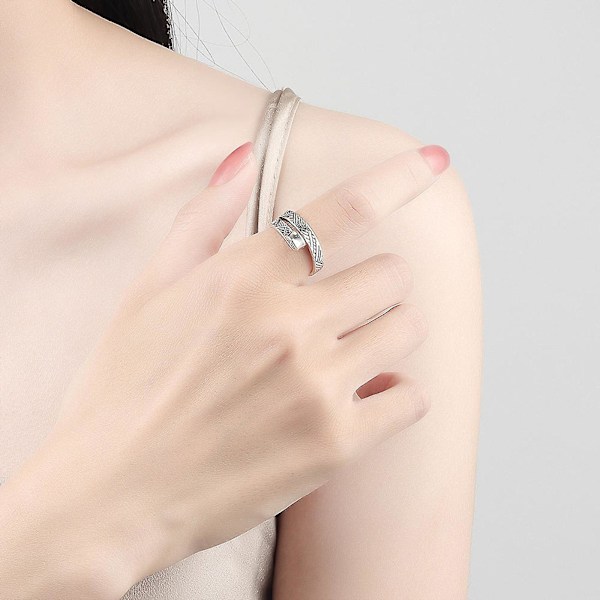 2 st virkade finger justerbar virkad ring öppen garn guide finger virkad klämma virkad fingerborg, barn, silver