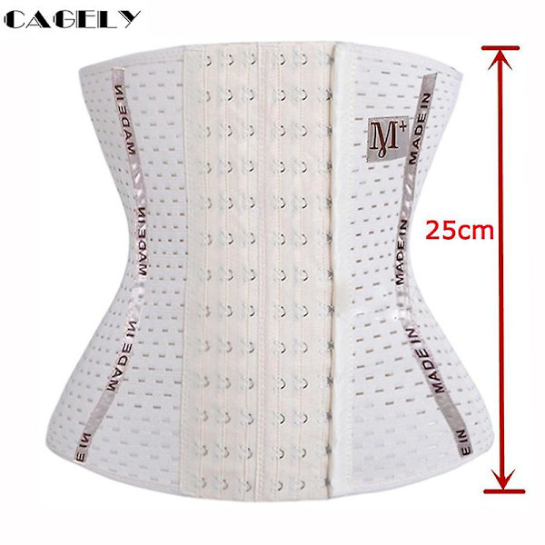 Midjetränare Cincher Body Shaper Underkläder Underkläder Mage Slank Bälte Postpartum Kontroll Underbyst Stålbenad Korsett Z XS XS Beige4
