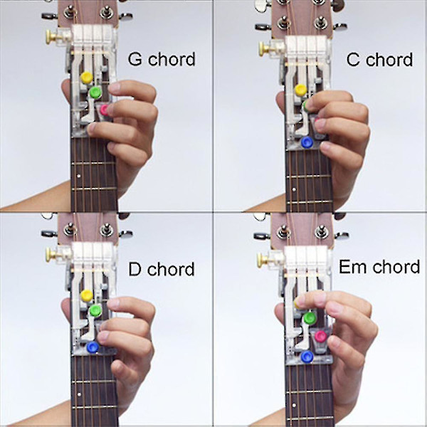 Klassisk Chord Buddy gitarlæringssystem Chordbuddy læringssystem