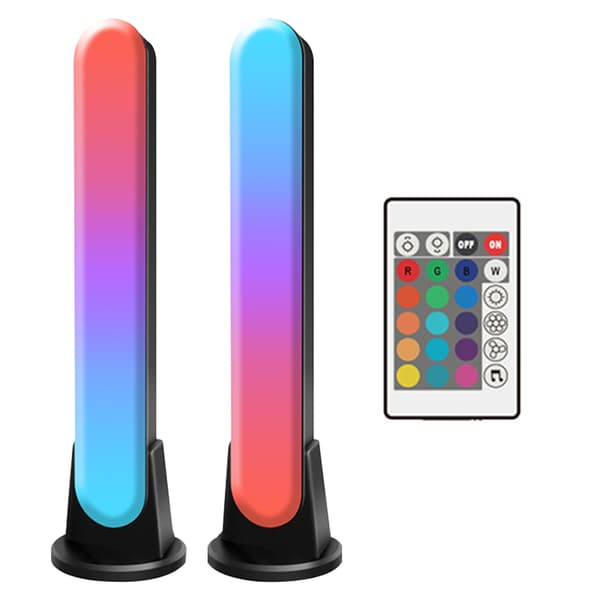 Smart RGB LED-lysstang, omgivelseslys, søkelysstativ, egnet