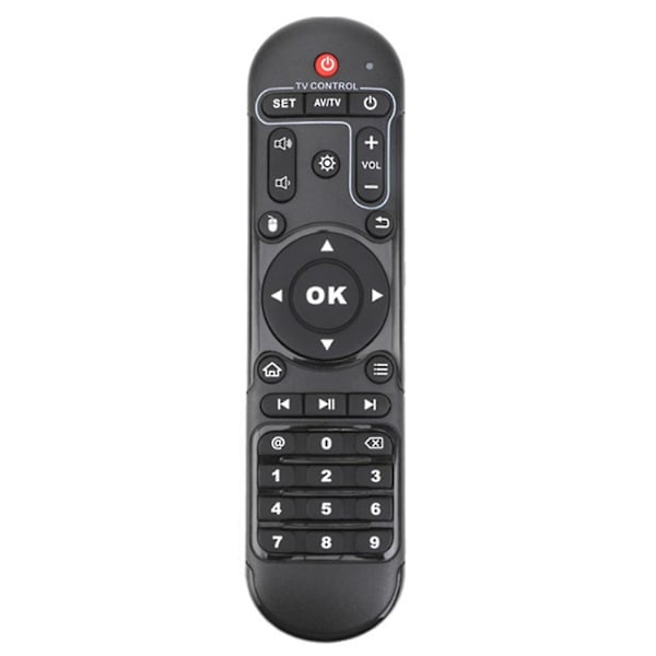 X96max Fjernkontroll, for X92 X96air Aidroid TV-boks Infrarød Fjernkontroll for Max Pro Dekoder black
