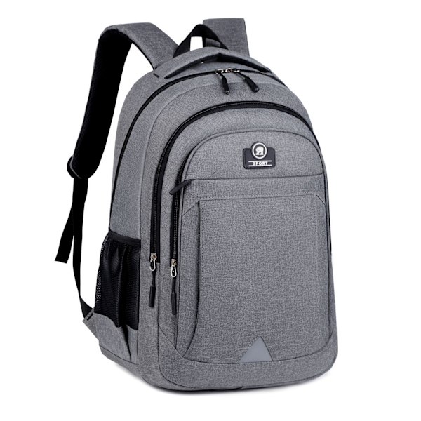 Stöldskydd Laptop Ryggsäck Reseryggsäckar med USB-laddningsport för Kvinnor Män College Ryggsäck Datorväska Passar 17 Tums Laptop, Svart