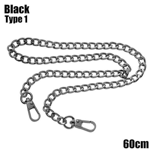 Laukku ketju olkahihna hihnat MUSTA 60 CMTYPE 1 TYPE 1 - spot myynti Musta Black 60 cmType 1-Type 1