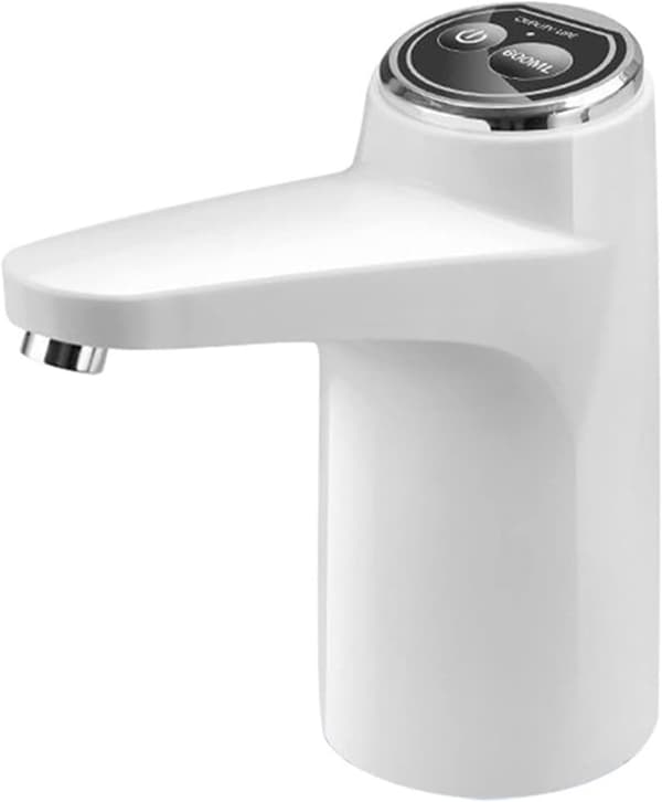 (Vit) Elektrisk Vattenpump Dricksvattenpump USB Uppladdningsbar