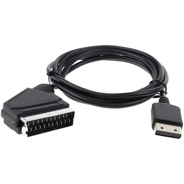 Spillkonsoll PS2 børstehode linje PS3 RGB Scart-kabel AV-kabel for PS3/PS2/PSOne PAL (ikke for HDMI)