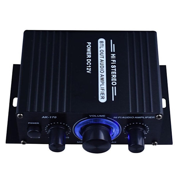 400W Mini HiFi Digital Stereo Lydforstærker Hjem Mikrofon Radio Brug - Perfekt