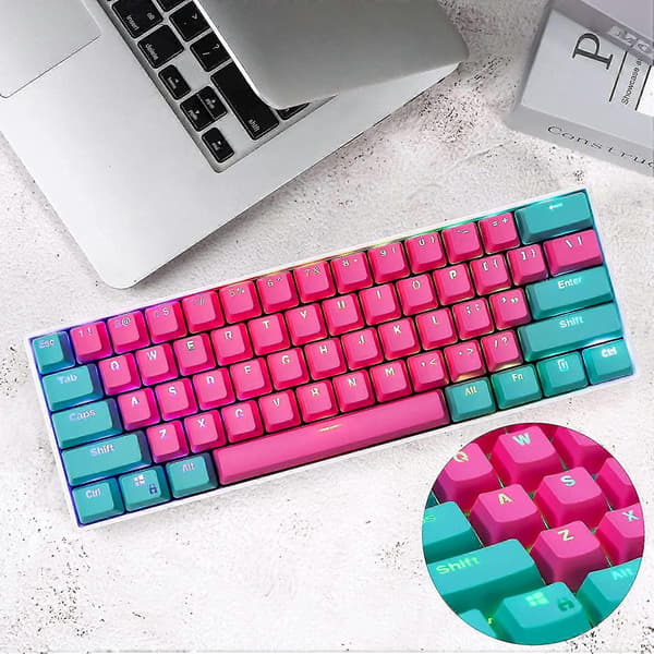 Pudding Keys 60 prosent, 118 Dye-sublimeringstaster, ASA-profil tilpassede taster (kun tastehetter) Miami