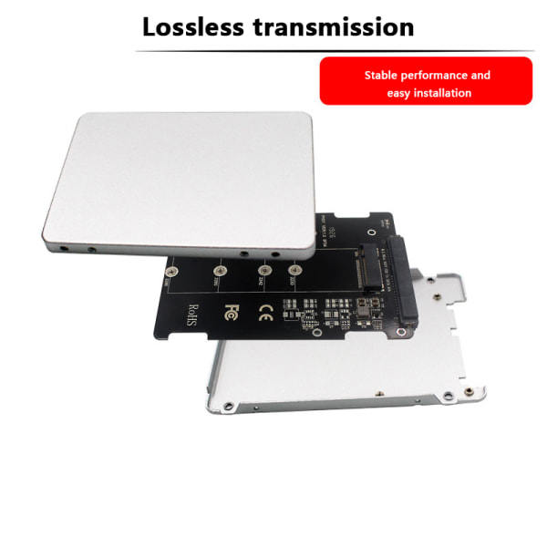 M2-omvandlare Solid State Drive expansionskort NGFF till SATA SSD A