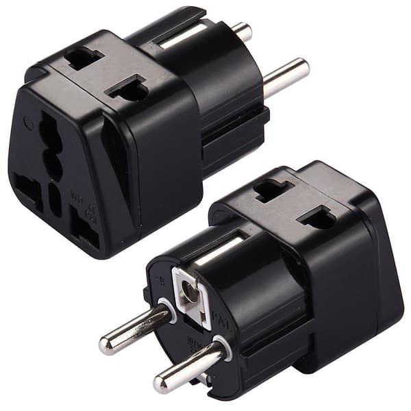 Rejseadapter med europæisk stik
