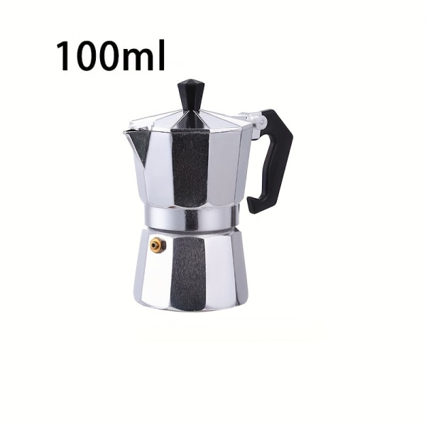 1:a, Moka Cafeteira Expresso Perkolatorkanna, Slitstark Kaffebryggare i aluminium, Praktisk Moka Kaffekanna, Gör läckert kaffe, Kaffetillbehör